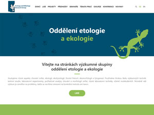 Náhled webu Ekologie a etologie - obrázek #1