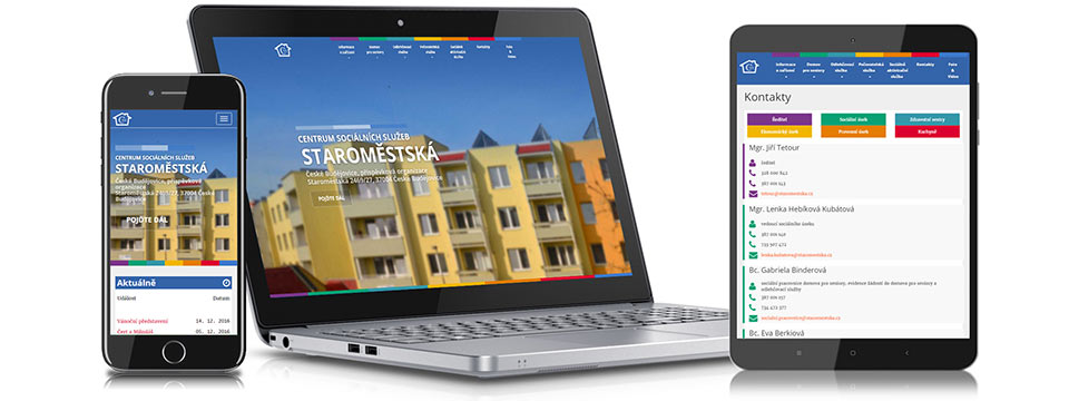Webové stránky CSS Staroměstská České Budějovice