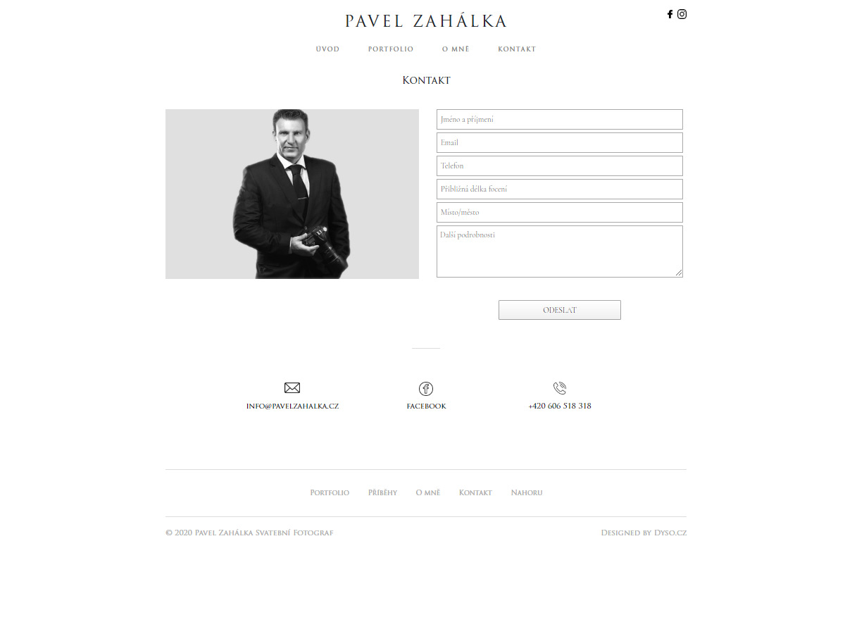 Náhled webu pavelzahalka.cz - obrázek #3