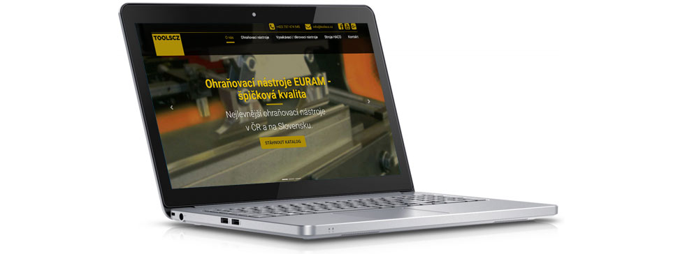 Tvorba webu TOOLSCZ.CZ – ukázka projektu