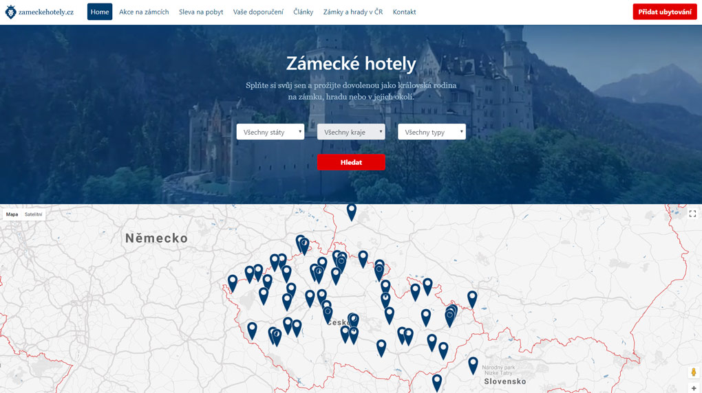 Obrázek reference Vyhledávač ubytování ZameckeHotely.cz